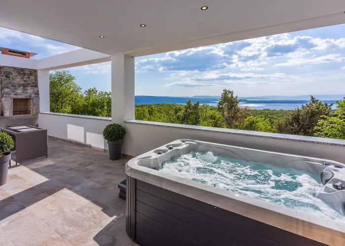Semesterbostad Einzigartige Casita Mit Whirlpool, Sauna, Meerblick, Grill, Privatparkplatz Crikvenica